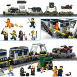 LEGO Attaque contre le train de police de la ville, Jouets de construction Jeu de construction, 7 an(s), Plastique, 1313 pièce(s), 2,7 kg