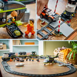 LEGO Attaque contre le train de police de la ville, Jouets de construction Jeu de construction, 7 an(s), Plastique, 1313 pièce(s), 2,7 kg