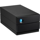 LaCie 2big RAID 8TB boîtier de disques 8 To Bureau Noir, Disque dur Noir, 8 To, HDD, 3.5", 2,8 kg, Bureau, Noir