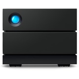 LaCie 2big RAID 8TB boîtier de disques 8 To Bureau Noir, Disque dur Noir, 8 To, HDD, 3.5", 2,8 kg, Bureau, Noir