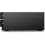 LaCie 2big RAID 8TB boîtier de disques 8 To Bureau Noir, Disque dur Noir, 8 To, HDD, 3.5", 2,8 kg, Bureau, Noir