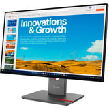 Lenovo ThinkVision P24QD-40 Moniteur 23.8" Noir, 1x DisplayPort, 1x HDMI, 2x USB-C, 4x USB-A, 1x RJ-45, 120 Hz, 60,5 cm (23.8"), 2560 x 1440 pixels, Quad HD, LCD, 6 ms, Noir