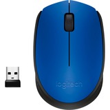 Logitech M171 Blue-K souris Ambidextre RF sans fil Optique 1000 DPI Bleu, Ambidextre, Optique, RF sans fil, 1000 DPI, Bleu
