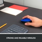 Logitech M171 Blue-K souris Ambidextre RF sans fil Optique 1000 DPI Bleu, Ambidextre, Optique, RF sans fil, 1000 DPI, Bleu