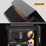 MSI 00B92111-285, PC gaming Noir/transparent