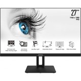 MSI Pro MP271PDE 68,6 cm (27") 1920 x 1080 pixels Full HD LED Noir, Moniteur LED Noir, 68,6 cm (27"), 1920 x 1080 pixels, Full HD, LED, 5 ms, Noir