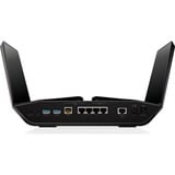 Netgear Nighthawk RAXE500 Tri-Band WiFi, Routeur Noir, Wi-Fi 6 (802.11ax), Tri-bande (2,4 GHz / 5 GHz / 6 GHz), Ethernet/LAN, Noir, Routeur