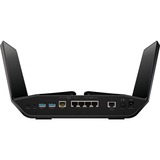 Netgear Nighthawk RAXE500 Tri-Band WiFi, Routeur Noir, Wi-Fi 6 (802.11ax), Tri-bande (2,4 GHz / 5 GHz / 6 GHz), Ethernet/LAN, Noir, Routeur