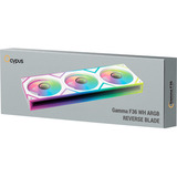 Ocypus Gamma F36 ARGB ventilateurs de boîtier Blanc, 3 pièces, 360 x 27 x 120 mm, PWM