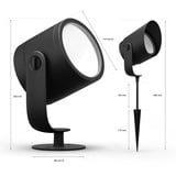 Philips Hue White & Color Ambance Lily XL Outdoor Spot Erweiterung, Lumière LED Noir
