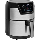 Princess 182026 Friteuse - Digital Aerofryer XXL, Friteuse à air chaud Noir/en acier inoxydable, Friteuse d’air chaud, 4,5 L, 1,2 kg, 80 °C, 200 °C, 7 personne(s)