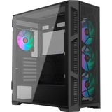 RAIJINTEK  boîtier midi tower Noir | 2x USB-A | 1x USB-C | Verre Trempé