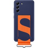 SAMSUNG EF-GG990TNEGWW accessoire d'étui de téléphone mobile, Housse/Étui smartphone Bleu foncé/Orange, Grip, Marine, Orange, Silicone, Samsung, Galaxy S21 FE