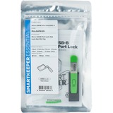 SMARTKEEPER ESSENTIAL Verrou Port Micro USB-B (MUL04) + Clé de verrouillage Mini (U04), Antivol 