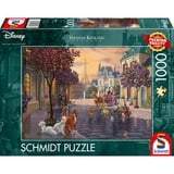 Schmidt Spiele Disney The Aristocats Contour pour puzzle 1000 pièce(s) Animaux 1000 pièce(s), Animaux