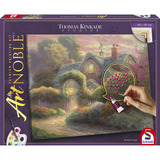 Schmidt Spiele My ArtNOBLE Thomas Kinkade - Rosebud Cottage, Peinture 