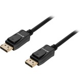 Sharkoon DisplayPort 1.4, Câble Noir, 5 mètres, 8K