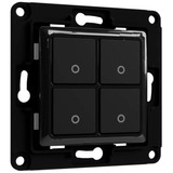 Shelly Wall Switch 4, Palpeur Noir