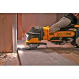 Stanley Outil multifonction sans fil, 18 Volts, Outil de multi fonction Noir/Jaune