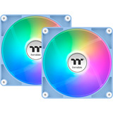 Thermaltake CT140 ARGB Sync PC Cooling Fan Hydrangea Blue ventilateurs de boîtier Bleu clair, 2 pièces, 140 x 140 x 25 mm, PWM