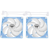 Thermaltake CT140 ARGB Sync PC Cooling Fan Hydrangea Blue ventilateurs de boîtier Bleu clair, 2 pièces, 140 x 140 x 25 mm, PWM