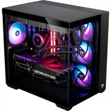 Thermaltake PC-000081-DE, PC gaming Noir/transparent