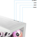 Thermaltake PC-000110-DE, PC gaming Blanc/transparent