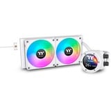 Thermaltake TH240 V2 Ultra EX ARGB Sync All-In-One Liquid Cooler - Snow Edition, Watercooling Blanc