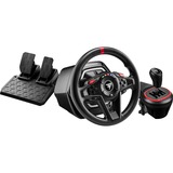 Thrustmaster T128 Shifter Pack Noir USB Volant + pédales + levier de vitesse Analogique/Numérique PC, Xbox One, Xbox One S, Xbox One X, Xbox Series S, Xbox Series X, Kit de simulateurs Noir, Volant + pédales + levier de vitesse, PC, Xbox One, Xbox One S, Xbox One X, Xbox Series S, Xbox Series X, Bouton de frein à main, View button, Setting button, Boutons directionnels, Touche Menu, Touche..., Analogique/Numérique, 900°, Avec fil
