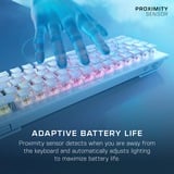 Turtle Beach Vulcan II Mini Air, clavier gaming Blanc/en aluminium, Layout DE, TITAN II Optical Red