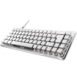 Turtle Beach Vulcan II Mini Air, clavier gaming Blanc/en aluminium, Layout DE, TITAN II Optical Red