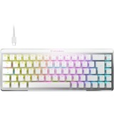 Turtle Beach clavier gaming Blanc/en aluminium, Layout DE, Roccat Titan II Optical Red
