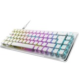 Turtle Beach clavier gaming Blanc/en aluminium, Layout DE, Roccat Titan II Optical Red
