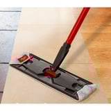 Vileda H2PrO Set de balai plat, Serpillère Noir/Rouge