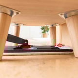 Vileda H2PrO Set de balai plat, Serpillère Noir/Rouge