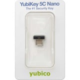 Yubico YubiKey 5C Nano, Clé de sécurité Noir