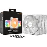be quiet! Light Wings LX PWM ventilateurs de boîtier RGB  Blanc, 3 pièces, 140 x 140 x 25 mm