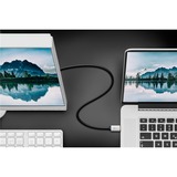 goobay Câble de connexion XLR, Adaptateur Noir/Argent, 2 mètres