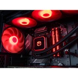 ALTERNATE Custom PC Series • Red Hero Elements Gaming-PC, PC gaming Noir/transparent