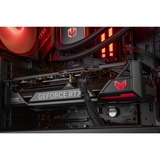 ALTERNATE Custom PC Series • Red Hero Elements Gaming-PC, PC gaming Noir/transparent