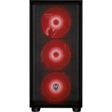 ALTERNATE Custom PC Series • Red Hero Elements Gaming-PC, PC gaming Noir/transparent