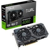 ASUS GeForce RTX 4060 DUAL OC, Carte graphique Noir, 1x HDMI, 3x DisplayPort, DLSS 3