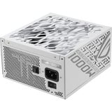 ASUS ROG -STRIX-1000P-GAMING-WHITE unité d'alimentation d'énergie 20+4 pin ATX ATX Blanc alimentation modulaire 1000 watt Blanc, 1x 12V-2x6, 4x PCIe, 1000 W, 100 - 240 V, Actif, 130 W, 1000 W, 130 W