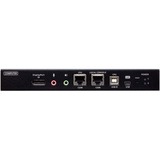 ATEN 1 Commutateur KVM DisplayPort 4K à un port sur IP accès de partage local/distant, Switch KVM 4096 x 2160 pixels, Ethernet/LAN, 4K Ultra HD, 9,76 W, Noir