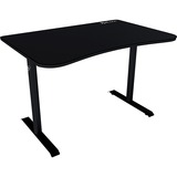 Arozzi Arena Fratello Noir, Bureau gaming Noir, Droit, Forme rectangulaire, Panneaux MDF, Métal, Jouer, Microfibre