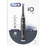 Braun Oral-B iO Série 6s, Brosse a dents electrique Noir, Adulte, Brosse à dents vibrante, Soin quotidien, Nettoyage en profondeur, Soins des gencives, Sensible, Blanchiment, Noir, 2 min, Noir