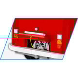 COBI Volkswagen T2a Camper Van - Édition Executive, Jouets de construction Rouge/Blanc, Échelle 1:12