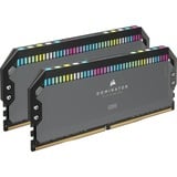 Corsair Kit de 32 Go DDR5-5600, Mémoire vive Gris, CMT32GX5M2B5600Z36, Dominator Platinum RGB, XMP 3.0, EXPO