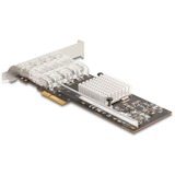 DeLOCK PCI Express x4 vers 4 x SFP Slot Gigabit LAN i350, Carte réseau 