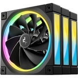 DeepCool FL12R ventilateurs de boîtier RGB  Noir, 3 pièces, 120 x 120 x 25 mm, PWM